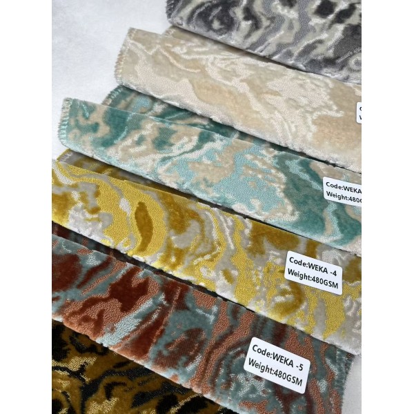 480GSM jacquard velvet fabric for sofa
