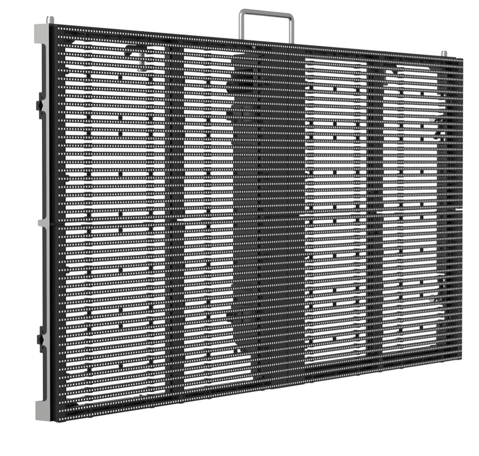 Crystal Series Outdoor Transparent LED Screen with P5.2-10.42mm Pixel Pitch 1000×500mm Cabinet and 9000nit Brightness