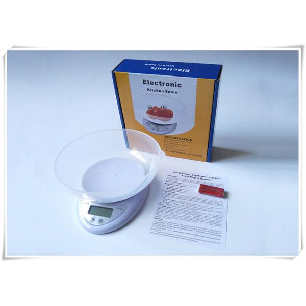 Wide LCD Display Electronic Food Scale , Lightweight Portability Top Rated Kitchen Scales