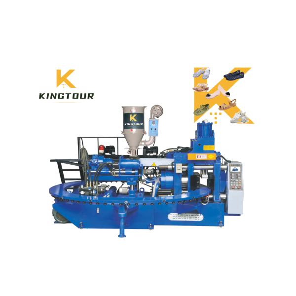 PCU Air Blowing Slipper Machine Multi Station Plastic Shoes Making Machine 380V / 220V