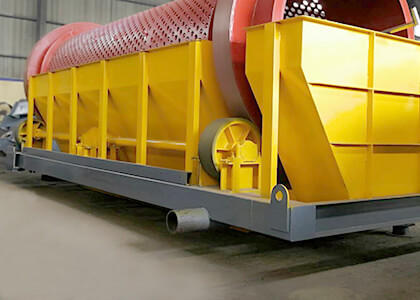 60mm Material Trommel Vibrating Screen