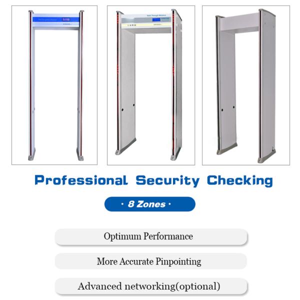 6 zones cost effective high and stable detection performance archway door frame metal detector for airport