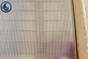 Wholesale 4m Length Stainless Steel Slotted Wedge Wire Screen Panels For Food Filter from china suppliers