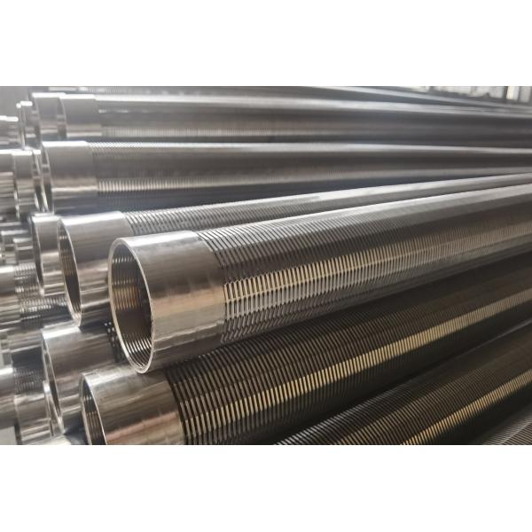 Customized Continuous Slot Johnson Wire Screen 89mm Diameter
