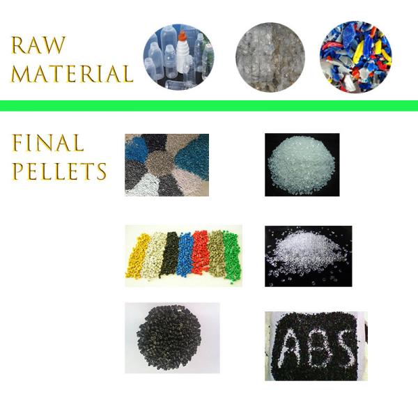 150MM Screw Pet Bottle Flakes Machine / Pet Flakes Making Machine 90kw