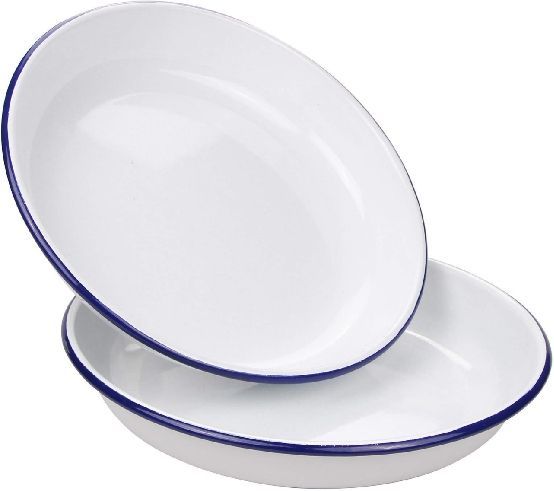 High Temperature Logo Printing Enamel Tableware Sets European Type EU FDA Certified