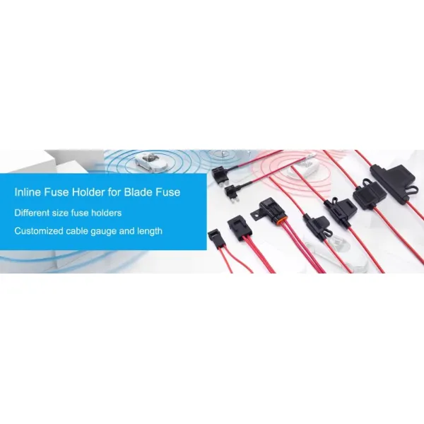 Inline Type Wire Mini Blade Fuse Holder
