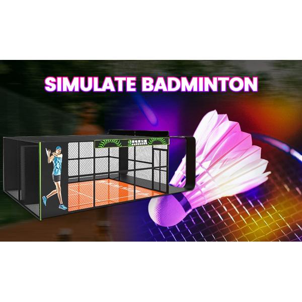 Interactive Projection Badminton Hall Simulates Automatic Launching Throwing Machine