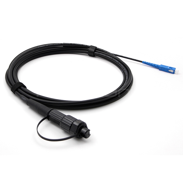 MINI SC UPC To SC UPC Simplex Fiber Optic Patch Cables 9/125 OS2 LSZH Jacket