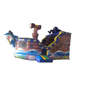 Buy cheap Commercial Grade Inflatable Dry Slide for Pirate Ship Theme from wholesalers
