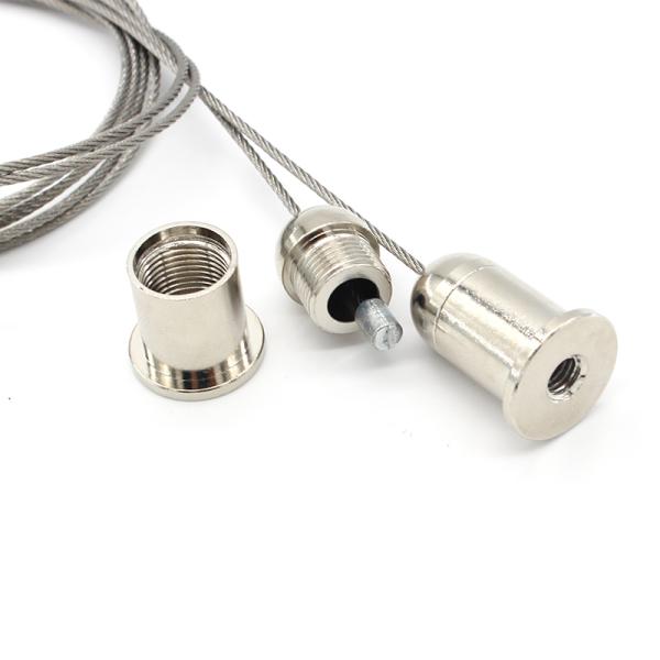 Adjustable LED Light Cable Picture Hanging System Easy Installation Customised