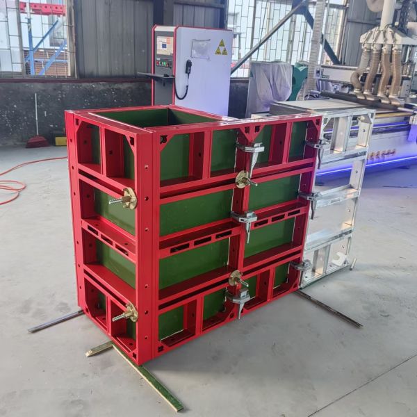 Red Aluminum Frame Formwork Lightweight Commercial Formwork For High Rise Building
