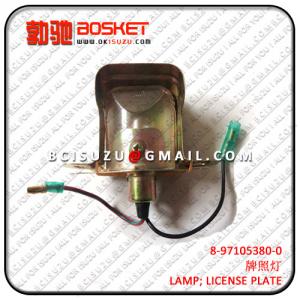 Wholesale ISUZU NKRNQR LICENSE PLATE LAMP 8971053800 8-97105380-0 from china suppliers