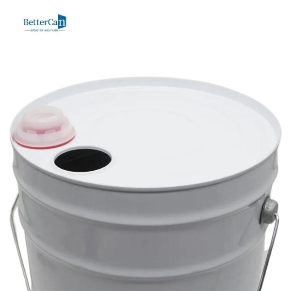 Automatic 20L Pail Bucket Making Machine With Cover Sealing Machine Conical Tin Cans Top Sealed Station Machine