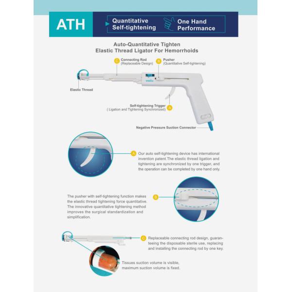 Hemorrhoidal Curved Intraluminal Stapler , Strong Tightness Disposable Circular Stapler