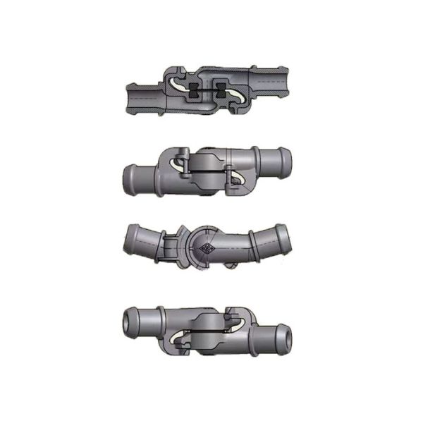 11MPA Railway Braking System Hose Connector UIC Standard Electrophoretic Coated