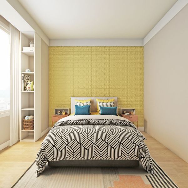 70cm * 77cm Self Adhesive Brick Wallpaper Waterproof Moistureproof 3D Wall Panels Decor Peel And Stick