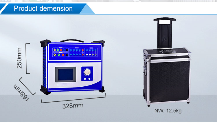 Three Phase Microcomputer Relay Protection Tester With High Precision Multi Output