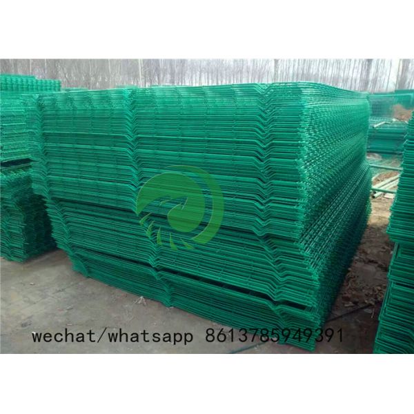 PLC Automatic Fencing Wire Making Machine , Wire Mesh Fencing Machine