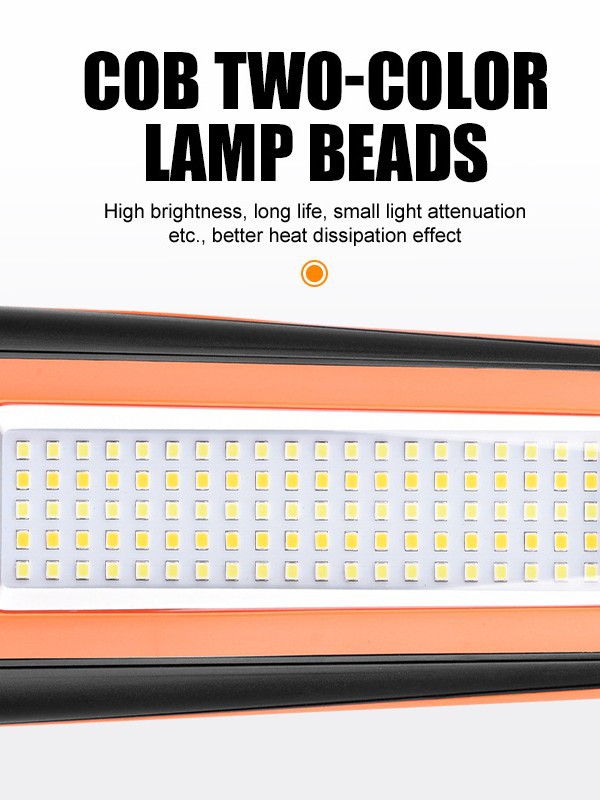 Cross-border New Outdoor Multi-function Light Lamp Adjustable Strong Light Camping Lamp Long-lasting Ground Work Lamp