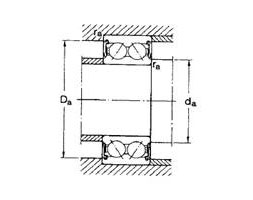 Wholesale Double Row Angular contact ball bearing - 2RS 3205-2RS from china suppliers