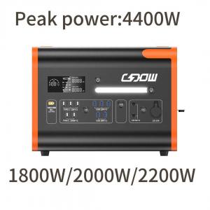 Wholesale Solar Panel Power Station 2200W Portable Generator with AC/DC 230V Output Power Bank from china suppliers