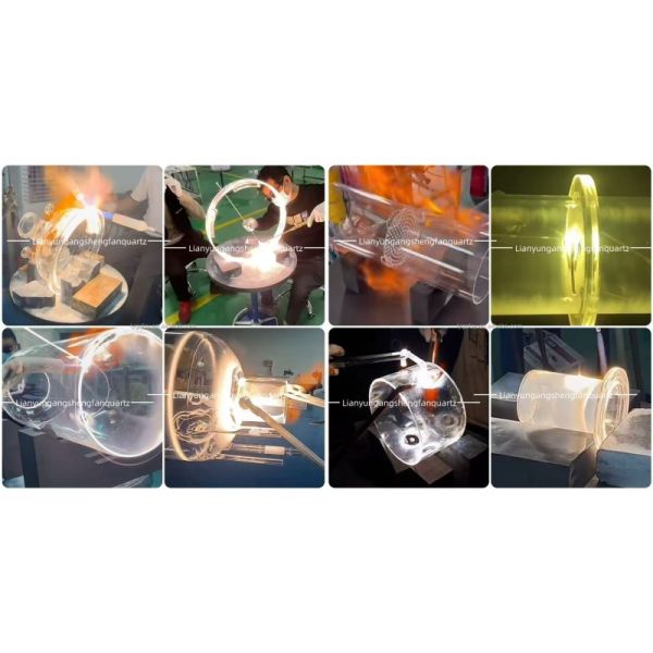 Customizable High-Temperature Resistant 1100℃ Quartz sand core for Semiconductor and Laboratory Use