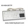 Custom Mine Vandal proof Metal Panel Mount Keyboard with Touchpad Mouse for sale