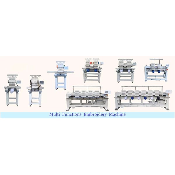 Computerised Industrial Digital Clothes 15 Needles 4 Head Embroidery Machines