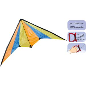 Wholesale Display 120*60cm OEM ODM Polyester Material Delta Stunt Kite from china suppliers