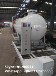 China 8,000Liters mobile skide mounted lpg gas propane filling station for gas cylinder for sale, skid lpg gas plant for sale on sale