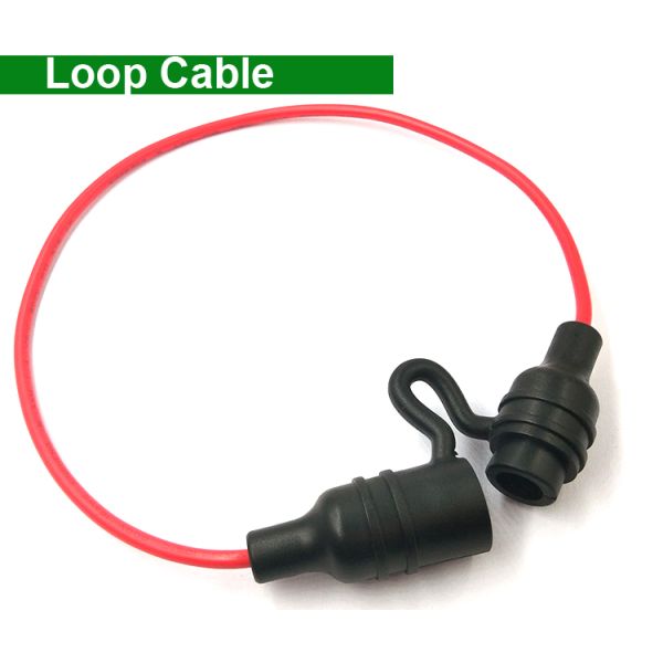 IP67 AGC Waterproof Inline Fuse Holder Black Splash Resistant