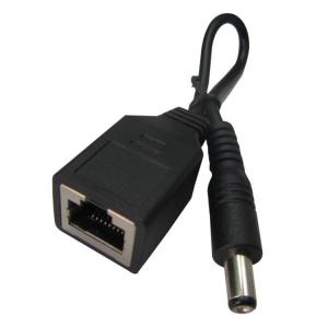 Wholesale Custom Black RJ45 Extension Cable DC plug For RJ45 Female Adapter from china suppliers