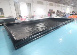 China PVC Portable Inflatable 6x3x0.2m Car Wash Containment Mat on sale