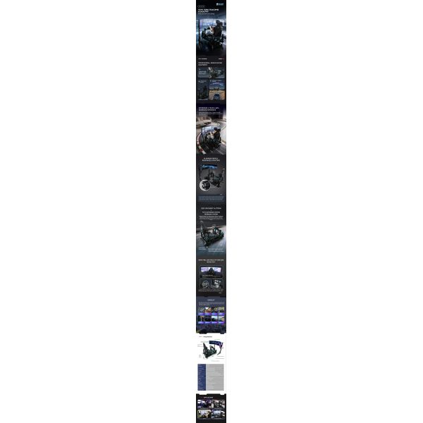 New Design 3 DOF 3 Screen Racing Car With Sync Game Motion Feedback Racing Simulator With Motion