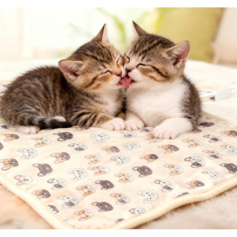 Heating Smart Pet Blanket with Temperature Control Removable Washable Energy Efficient Cotton 300g for Chickens