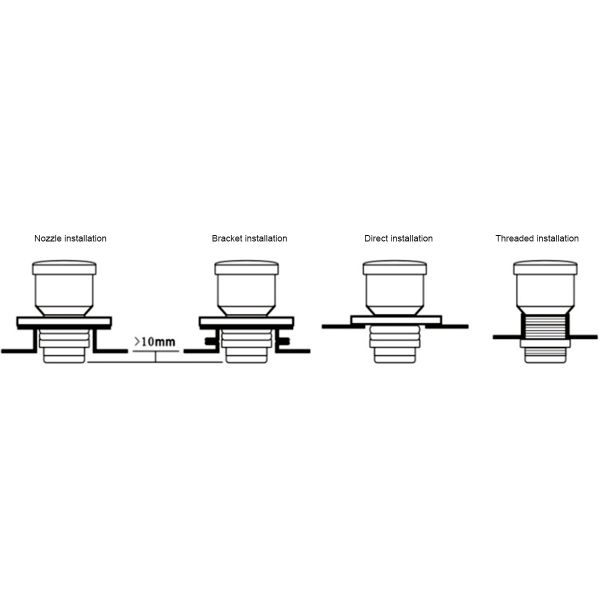 Three Patch Buttons Integrated Ultrasonic Level Gauge