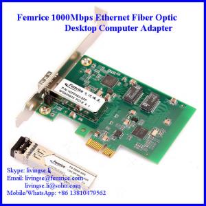 China Gigabit Ethernet PCI Express NIC Cards, Single Port GbE (SFP) Network Cards on sale