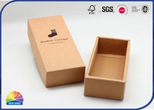 China Kraft Paper 1c Print Folding Carton Box Simple Soft Texture Socks Packaging on sale
