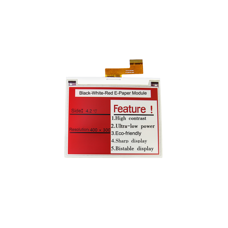 4.2 Inch E-paper Display 400*300 Resolution 24pin Low Power Consumption E-Ink