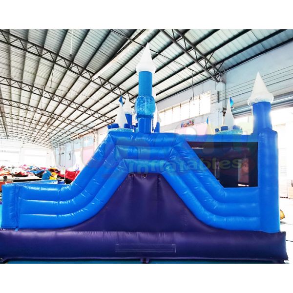 SGS Inflatable Frozen Jumping Bouncy Castle For Gardens