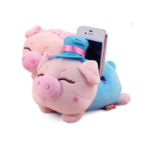 Wholesale Cute Pig Plush Cell Phone Holder from china suppliers