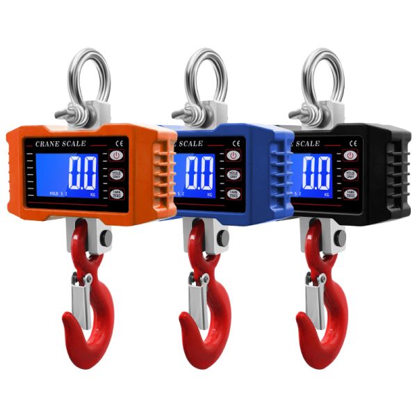 Digital LED Crane Weigh Scale Division 0.1/0.2/0.5kg Lightweight LCD Luggage Weighing Scales with Customization Support
