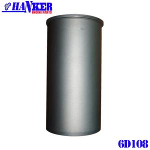 China 6D108 Mechanical Diesel Engine Cylinder Liner 6222-21-2210 on sale