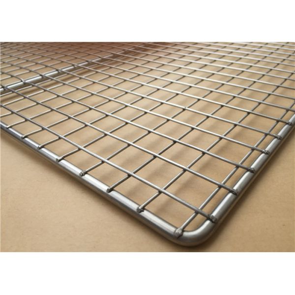 Stainless Steel Wire Mesh Tray Light Weight With Heat Resistant FDA SGS