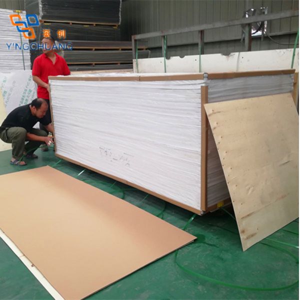 YINGCHUANG White Rigid PVC Foam Board 1220X2440MM For Kitchen Cabinets