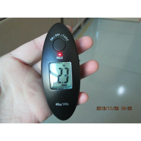 100g 40kg Travel Digital Scale Low Battery Indication For Weighing Luggage
