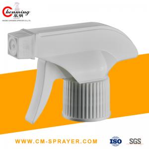 China Ratchet Neck All Plastic Trigger Sprayer Pump 28mm Trigger Spray Caps 0.75CC on sale