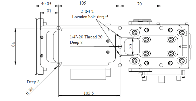 MCT Detector Thermal Security Camera 640x512 Pixel And 15~300mm Continuous Zoom Lens