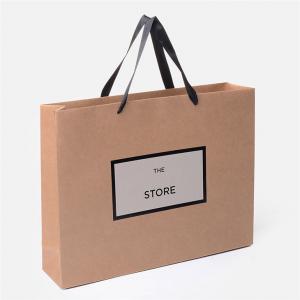 China China Wholesale Custom Luxury Designed Paper Kraft Bags With Logo on sale